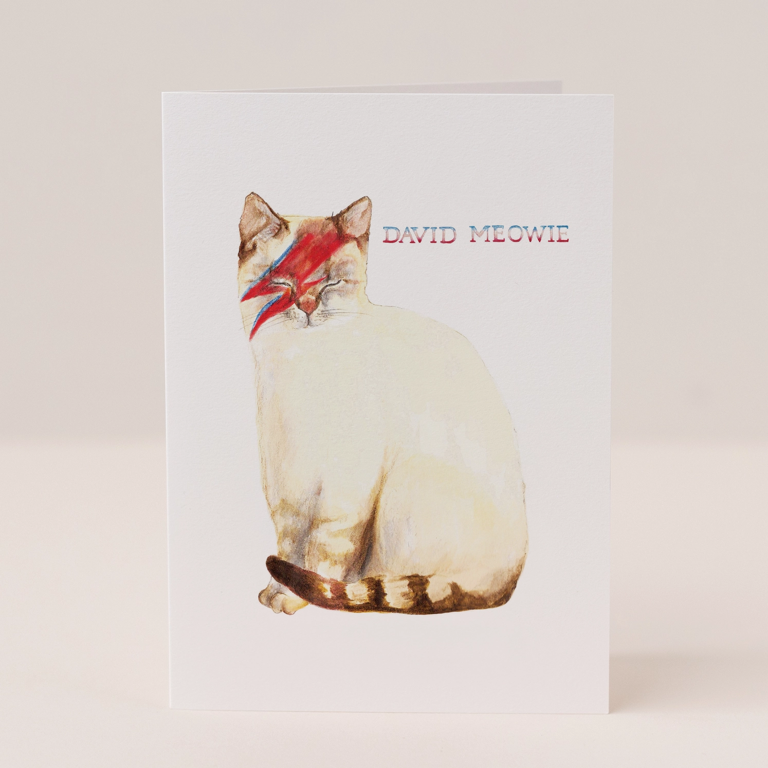 David Meowie Card - Image 3