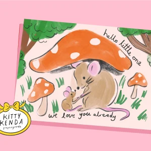 Baby Mouse New Baby Card
