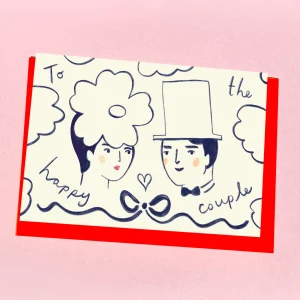 Happy Couple Greeting Card