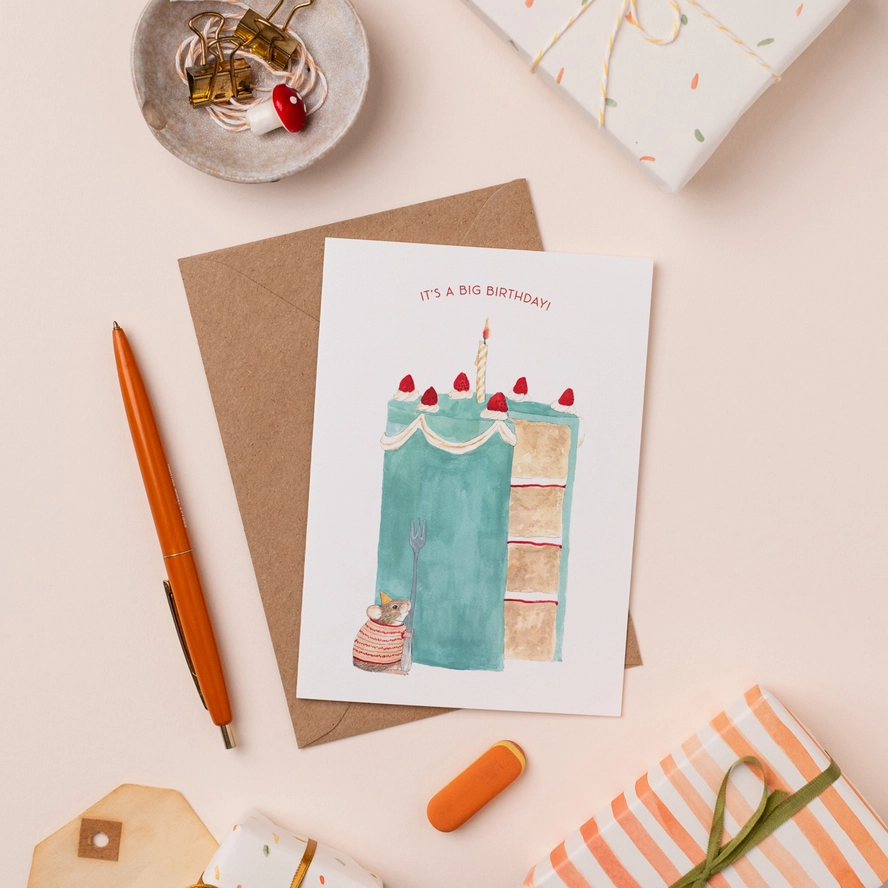 Big Birthday Cake Card - Image 2