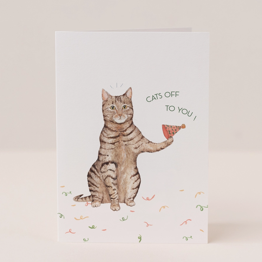 Cats Off! Card