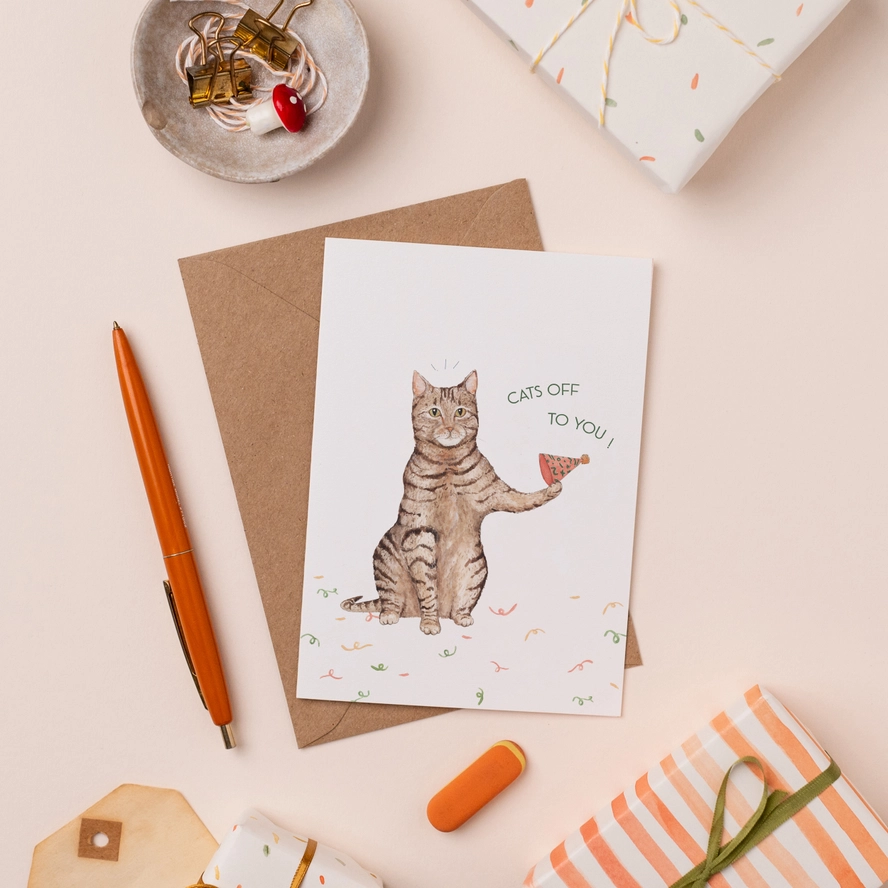Cats Off! Card - Image 2