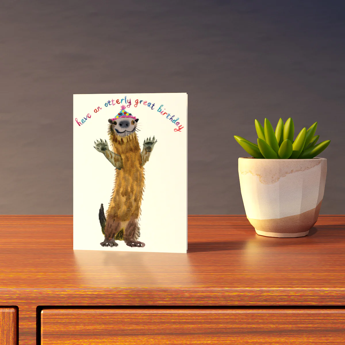 Have an Otterly Great Birthday Card - Image 4