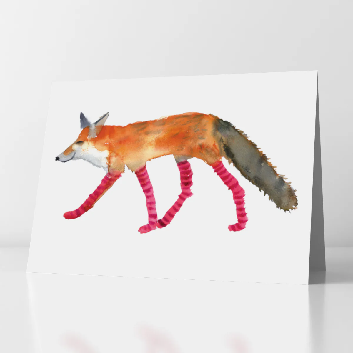 Fox in Socks Card - Image 2