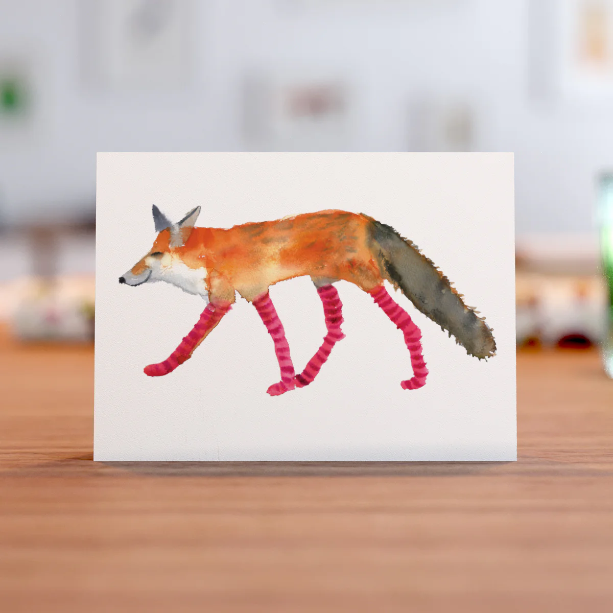 Fox in Socks Card - Image 3