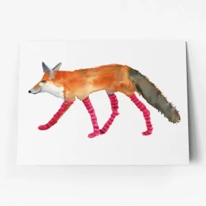 Fox in Socks Card