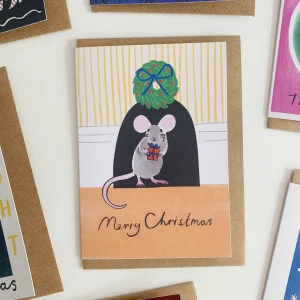 House Mouse Christmas Card