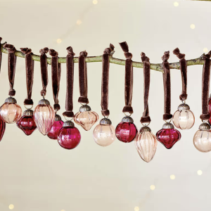 Adisa Bauble Jar - Ruby & Copper - Set of 16