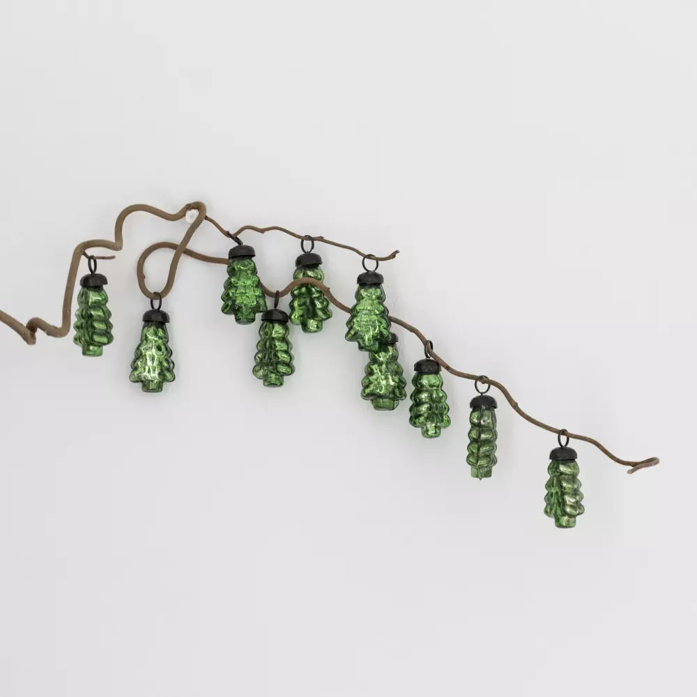 Mini Tree Decorations - Bag of 10 - Image 2