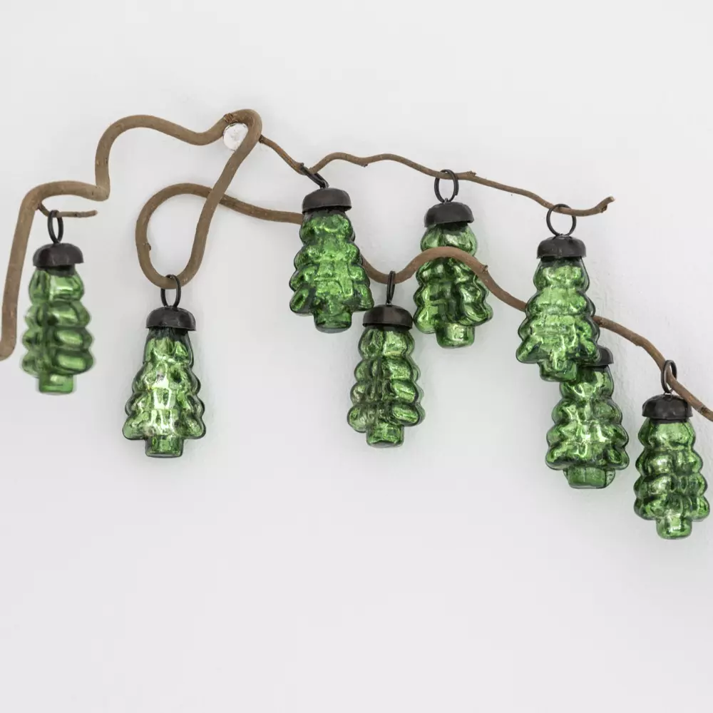 Mini Tree Decorations - Bag of 10 - Image 4