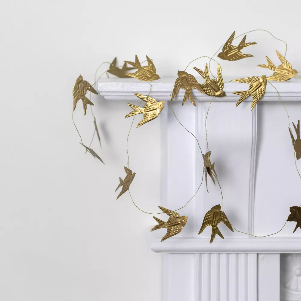 Gold Bird Garland