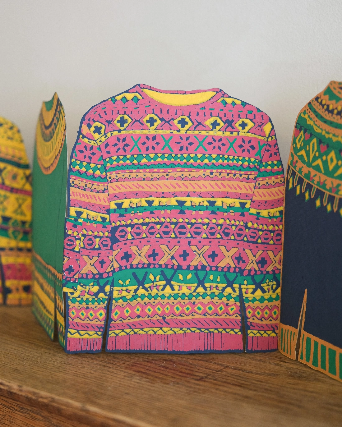 Fairisle Sweaters Concertina Garland - Image 4