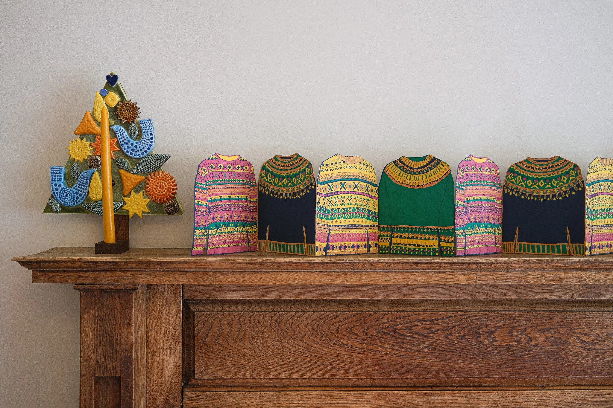 Fairisle Sweaters Concertina Garland - Image 6