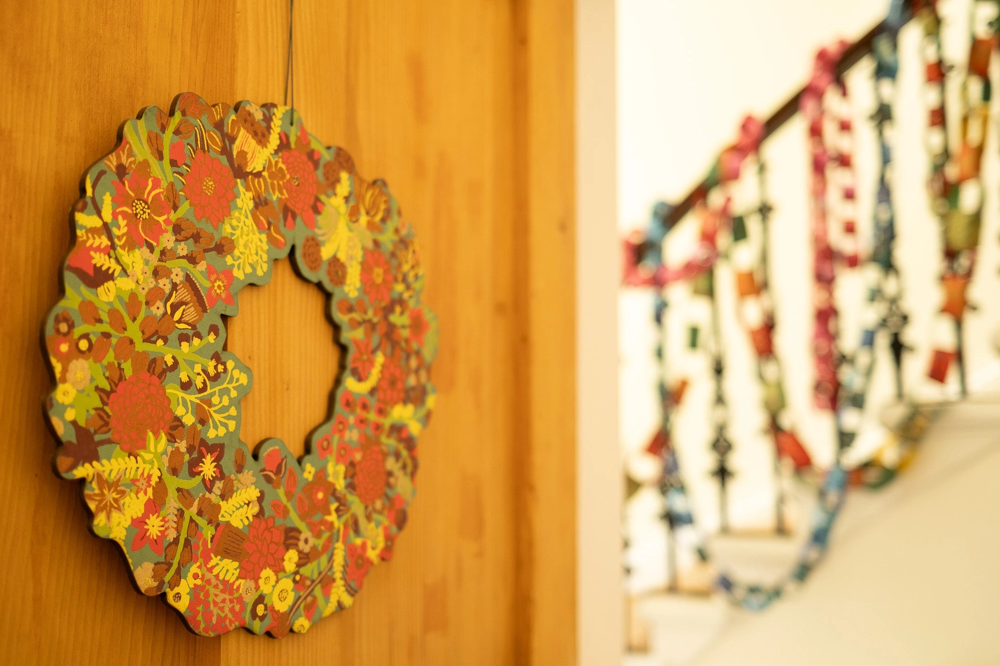 Cotton Board Christmas Foliage Wreath - Image 8