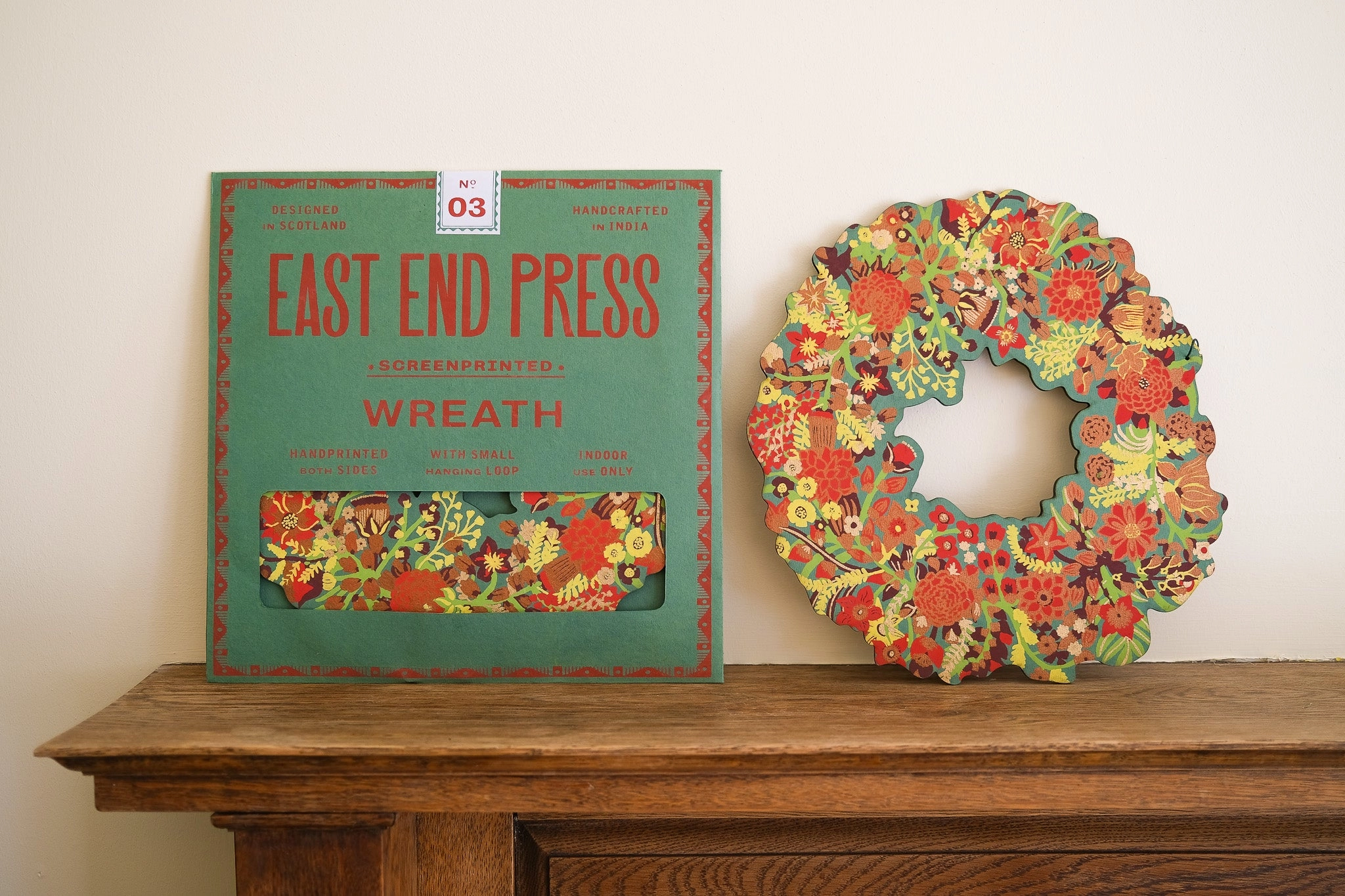 Cotton Board Christmas Foliage Wreath - Image 7