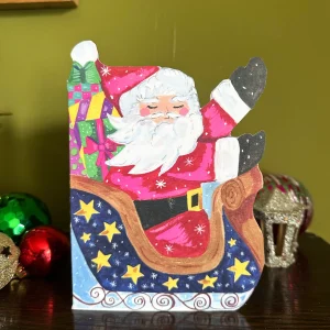 Magic Santa Sleigh Christmas Card