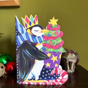 Magical Penguin Christmas Card
