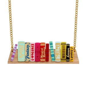 Bookshelf Necklace