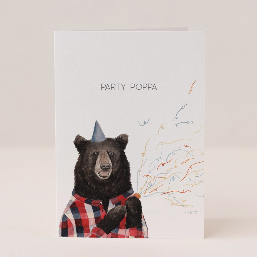 Party Poppa Greeting Card - Image 2