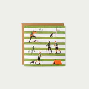 Walkers Stripes Greeting Card