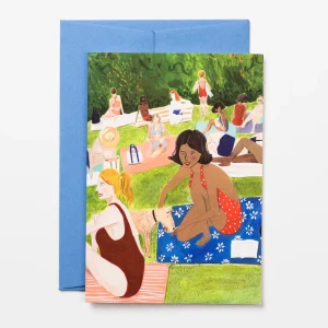 At the Pond Greeting Card