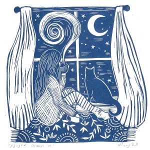 Night Draws In Risoprint