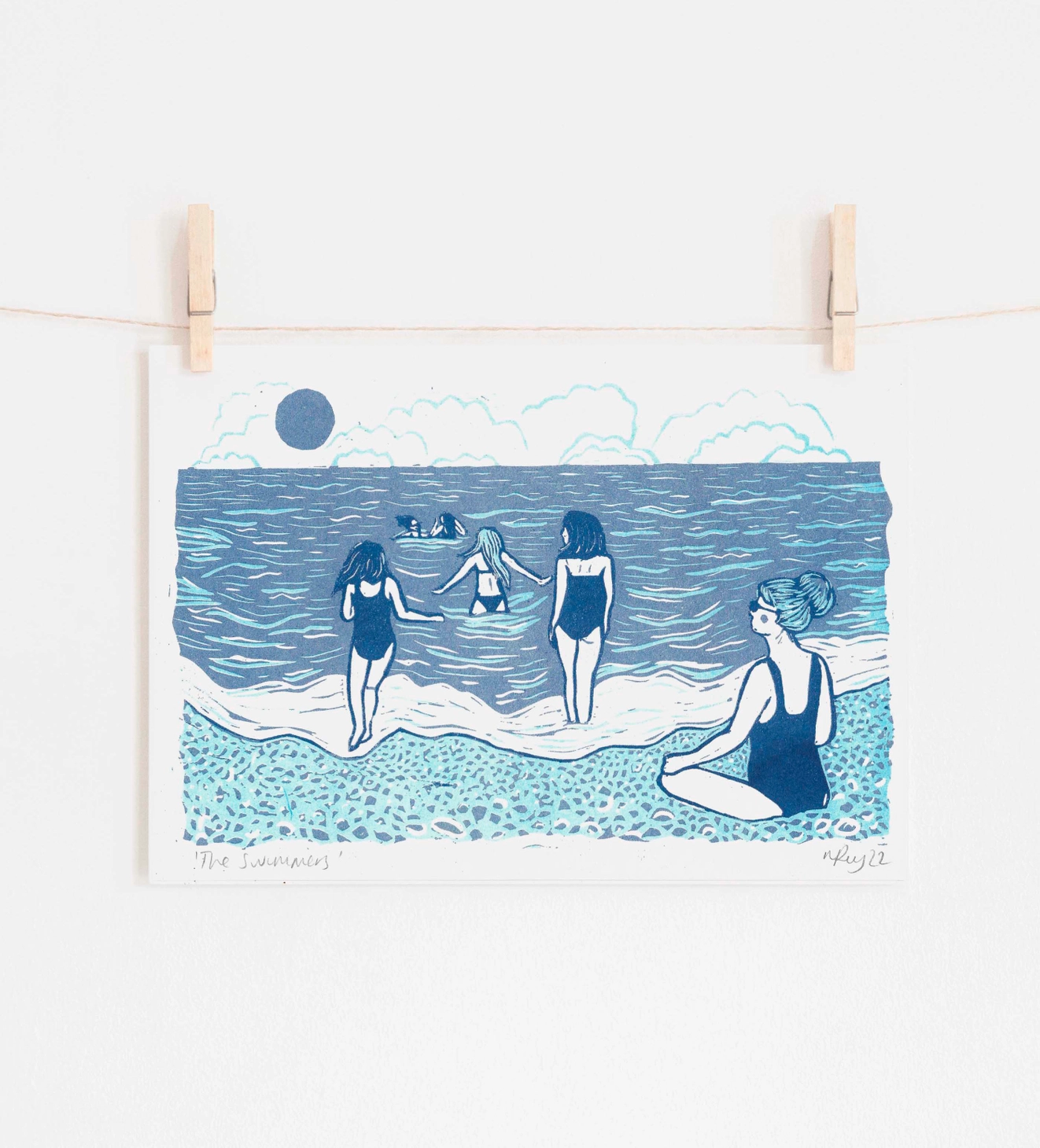 The Swimmer Risoprint - Image 2