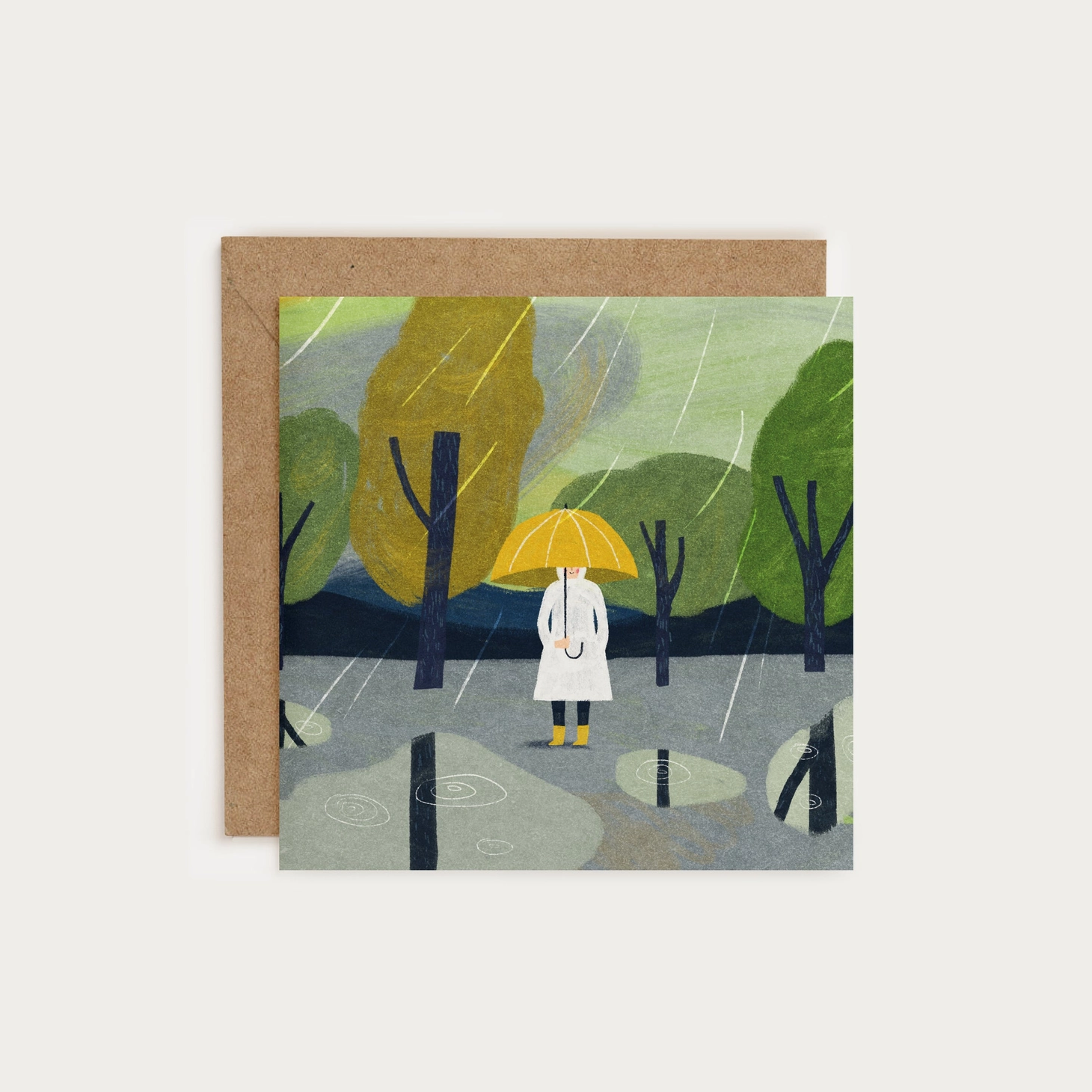 April Showers Greeting Card