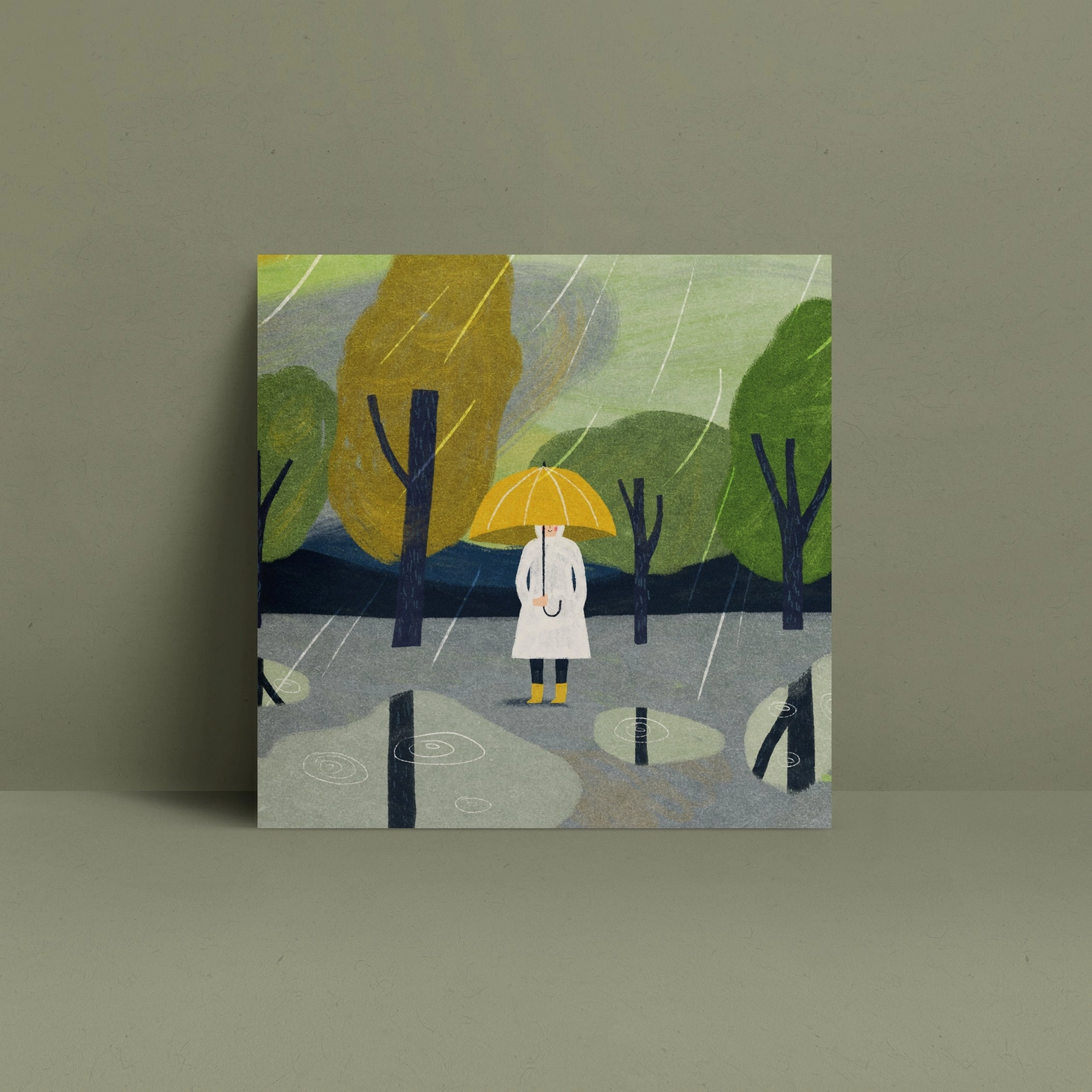 April Showers Greeting Card - Image 3