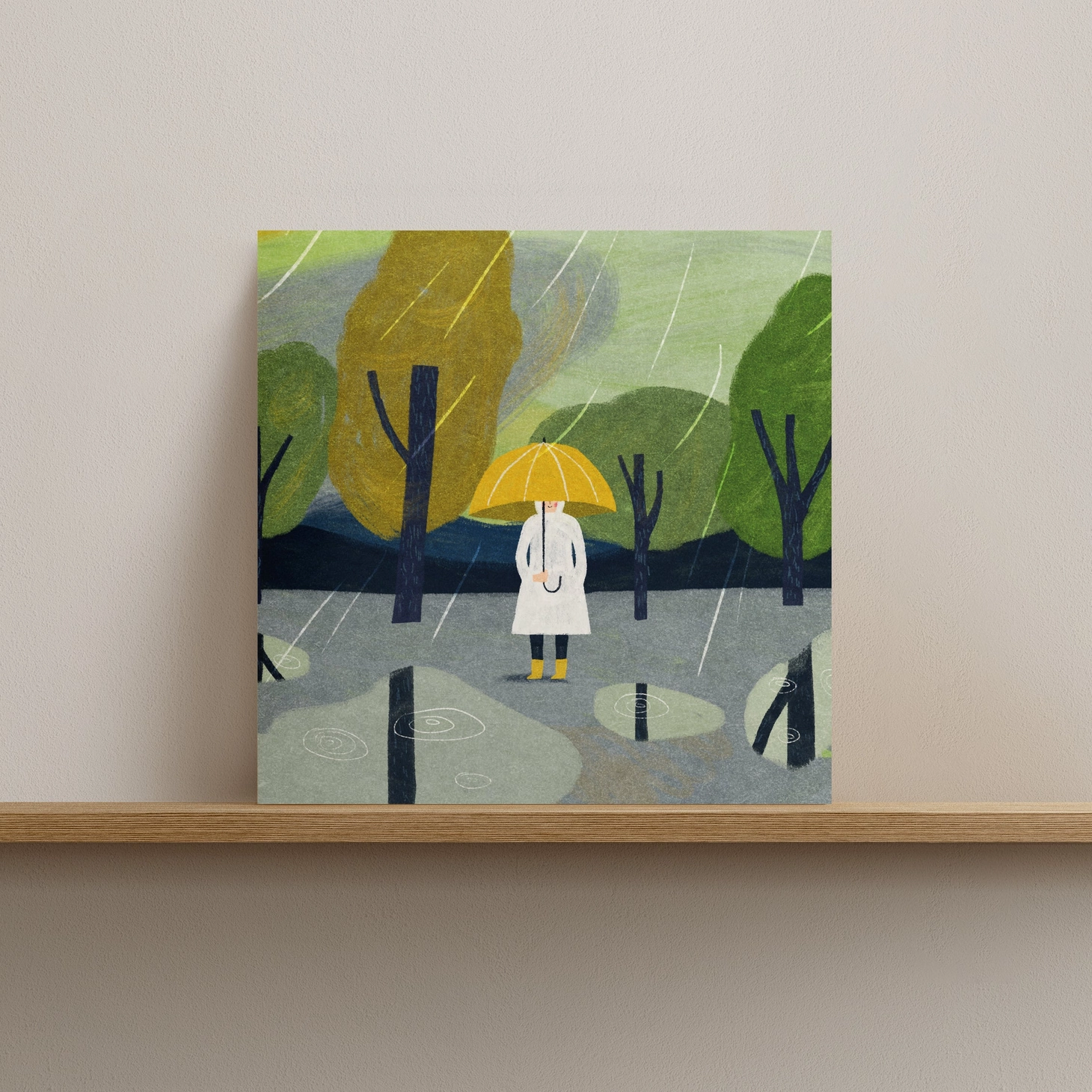 April Showers Greeting Card - Image 2