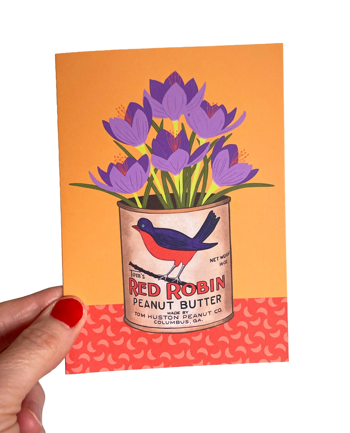 Crocus Tin Greeting Card - Image 2