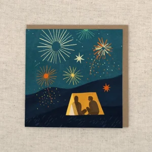 Fireworks Greeting Card