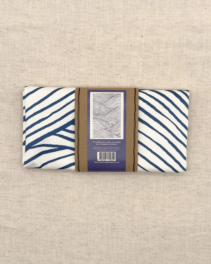 Swimming Pattern Tea Towel - Image 4