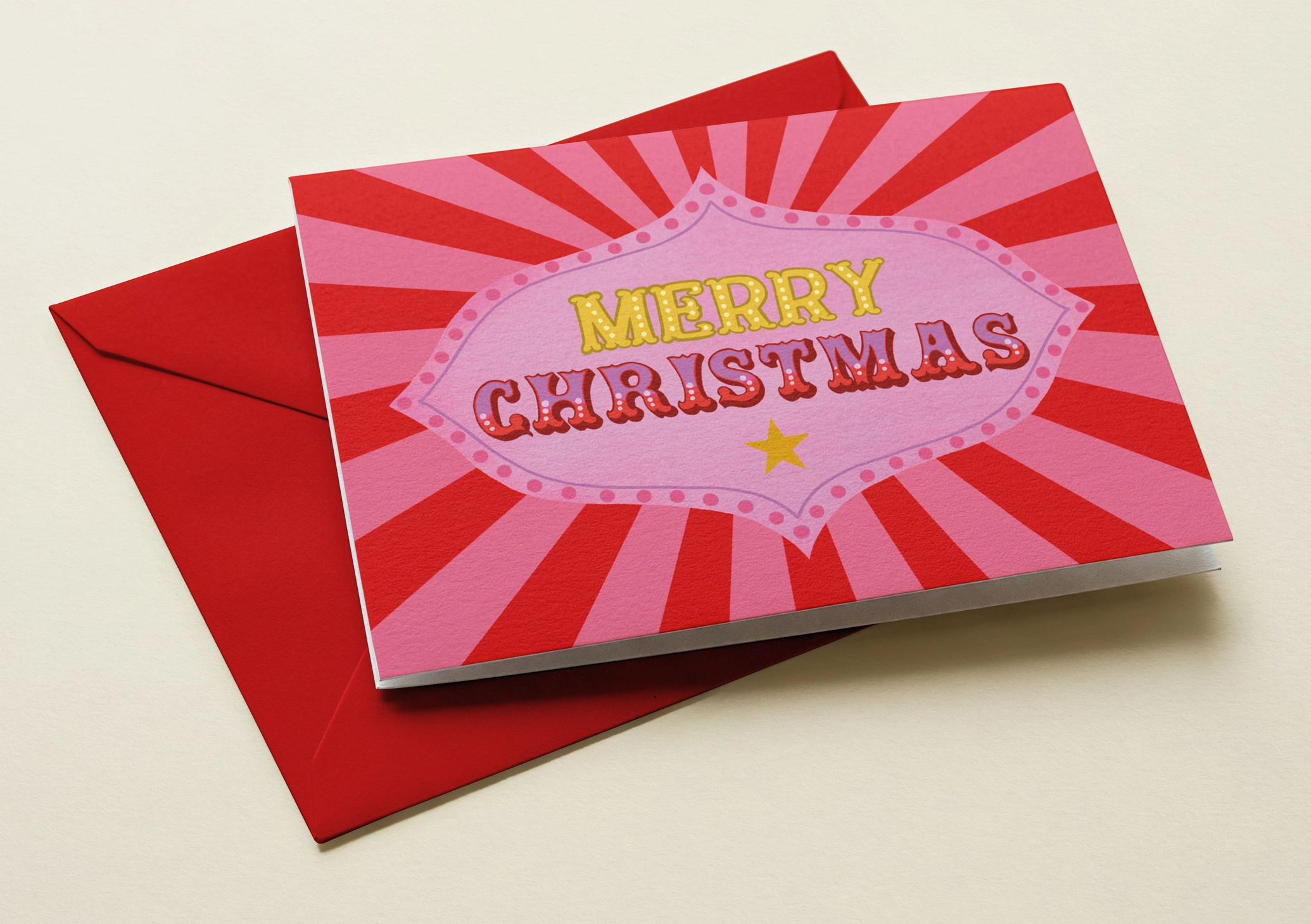 Merry Christmas Circus Card - Image 2