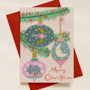 Whimsical Christmas Bauble Card