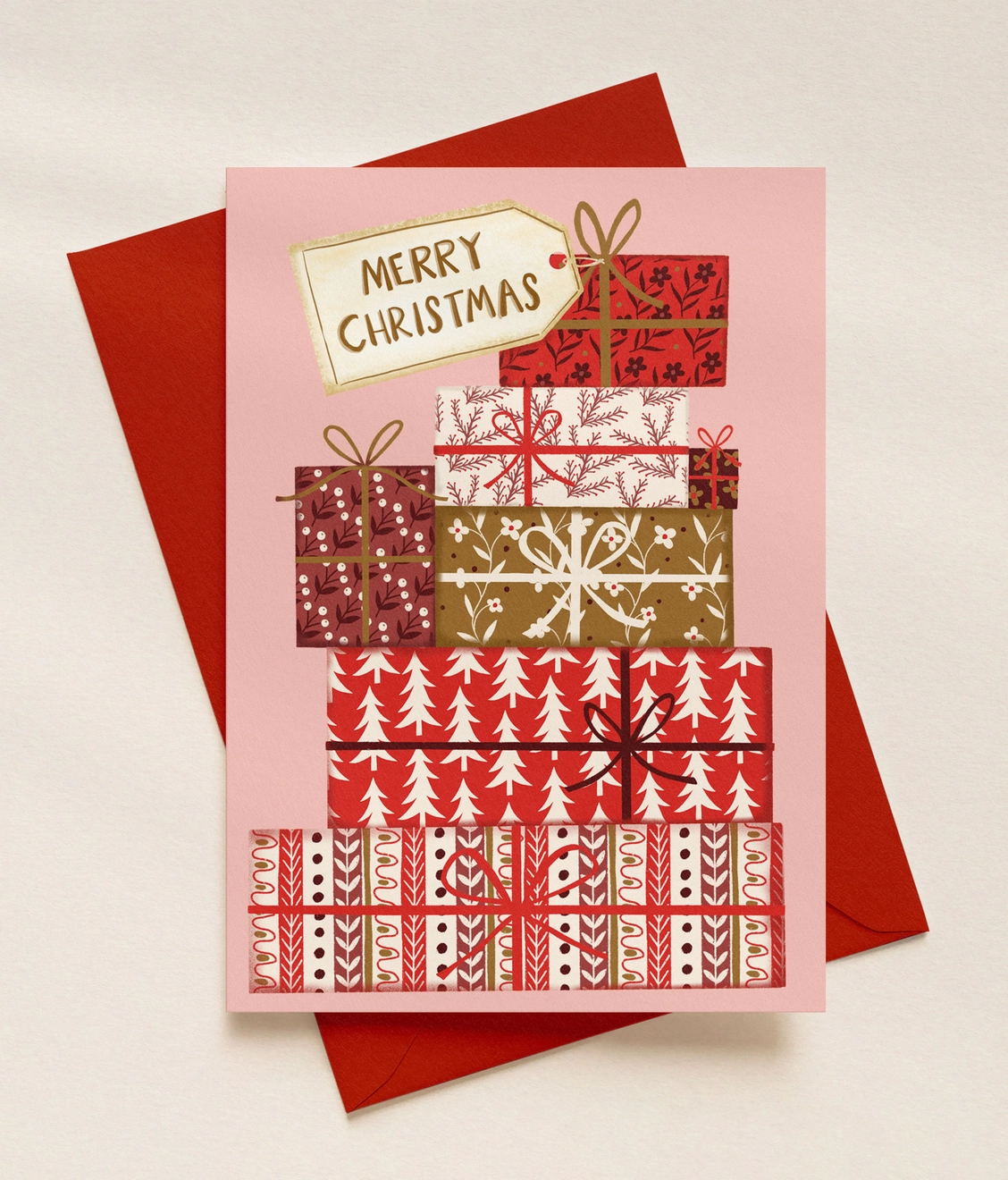 Christmas Present Stack Card