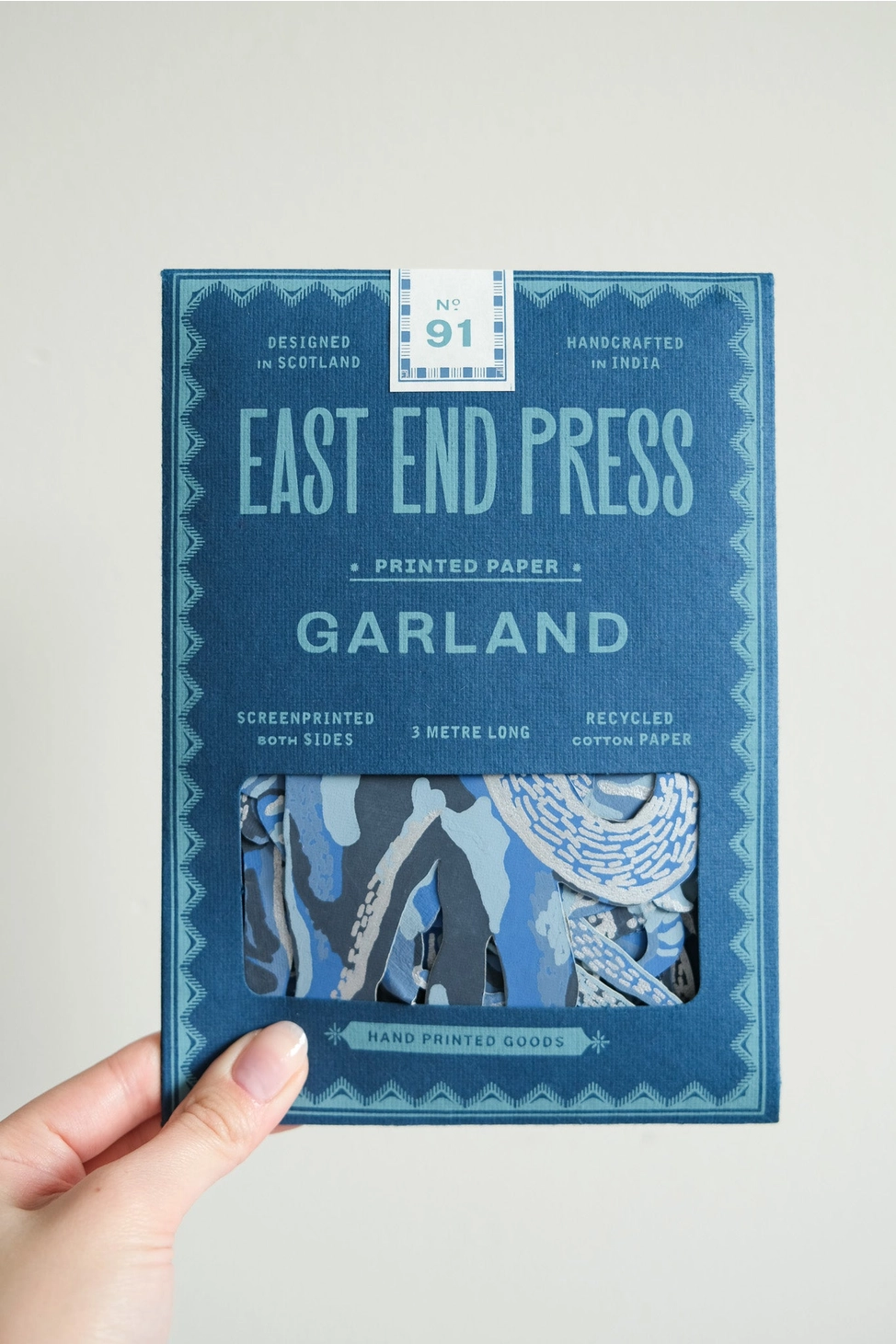 Alley Cats Hand Printed Paper Garland - Image 3